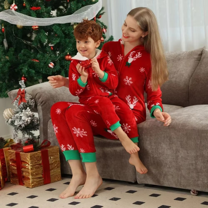 Pijama Parejas Navidad Flat Art Navidad Familia Conjunto De Pijamas Largos Personalizado Niños Jersey Navideño Familia Y Bebe