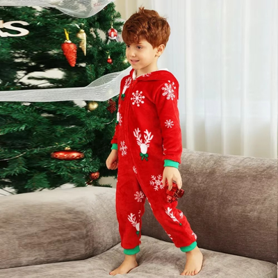 Pijamas Navidad Familia <br/> De una Pieza Santa