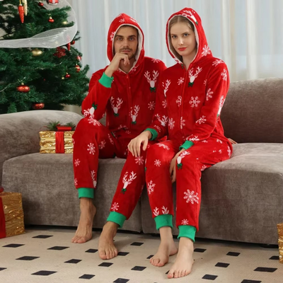 Pijamas Navidad Familia <br/> De una Pieza Santa