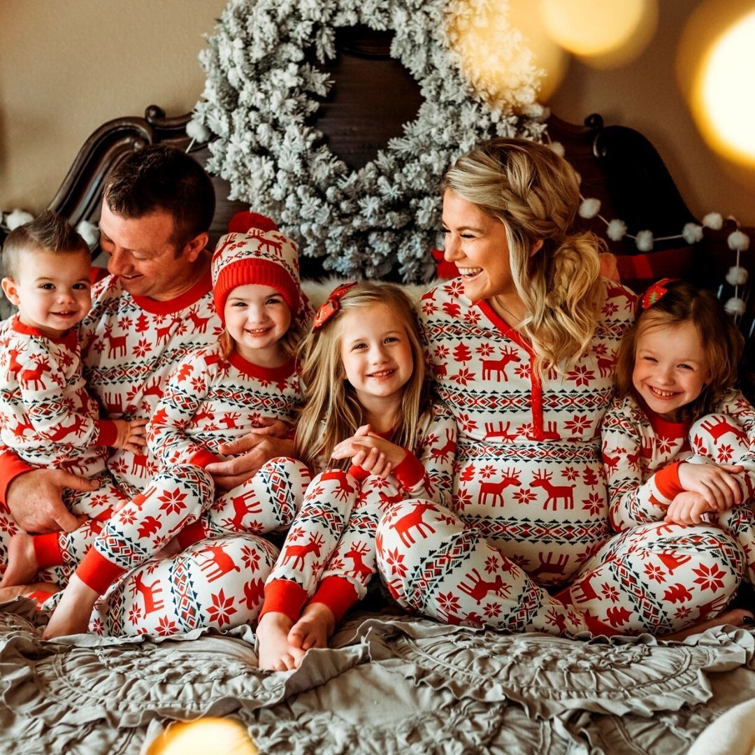 Pijamas de navidad para familia new arrivals