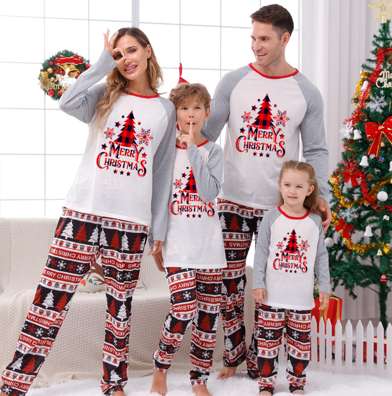 Pijamas Navidad Familia Merry Christmas Pijamas de Navidad