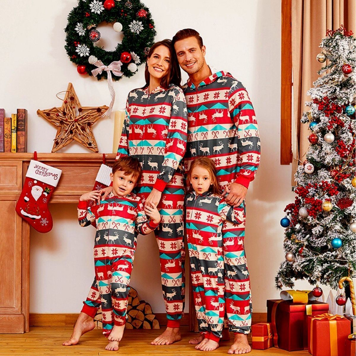 Pijamas Navidad Familia <br/> Multicolores